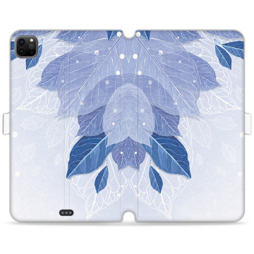 Tablet case - casey Wallet Book Design - Winter - Winter leaves
