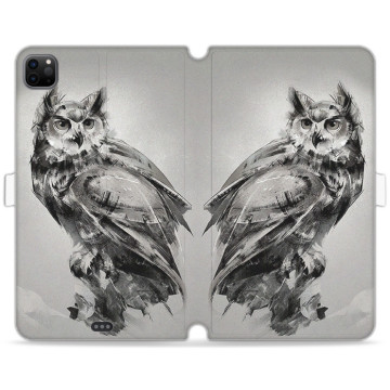 Tablet case - casey Wallet Book Design - Wild Animals - Graphic owl