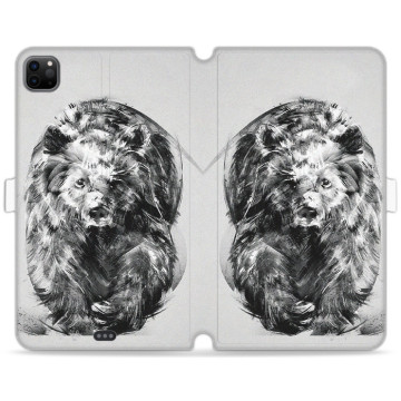Tablet case - casey Wallet Book Design - Wild Animals - Graphic Bears