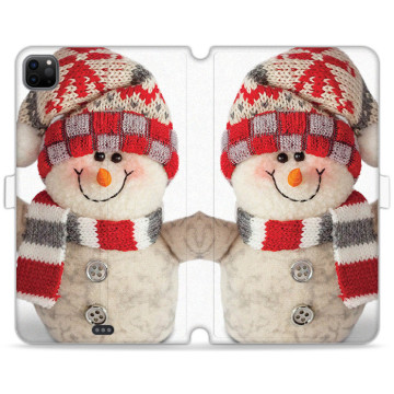 Tablet case - casey Wallet Book Design - Christmas gift - Snowman