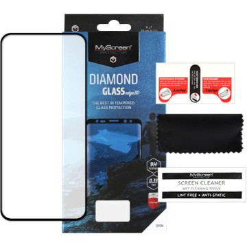 OnePlus 8 Pro - tempered glass MyScreen Protector Diamond Glass Edge 3D - black