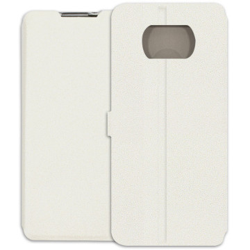 POCO X3 NFC Case - Wallet Book - white