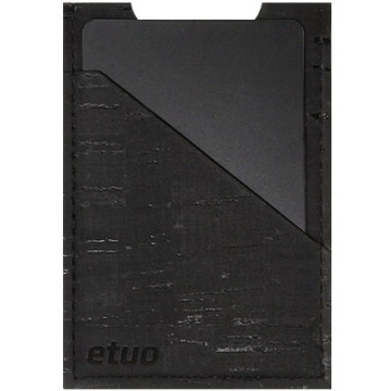 Card case casey Card Holder - cork - black - pattern 7