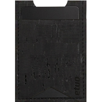 Card case casey Card Holder - cork - black - pattern 8
