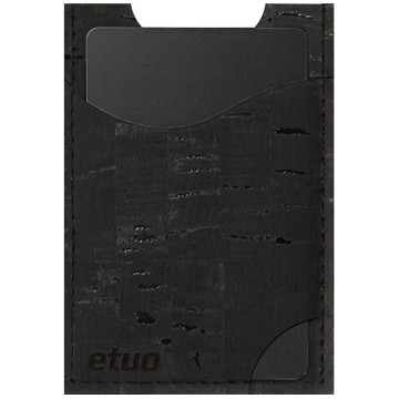 Card case casey Card Holder - cork - black - pattern 9