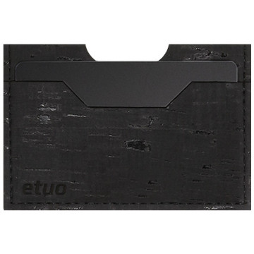 Card case casey Card Holder - cork - black - pattern 2