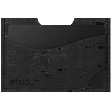 Card case casey Card Holder - cork - black - pattern 4