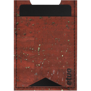 Card case casey Card Holder - cork - rusty brown - pattern 8