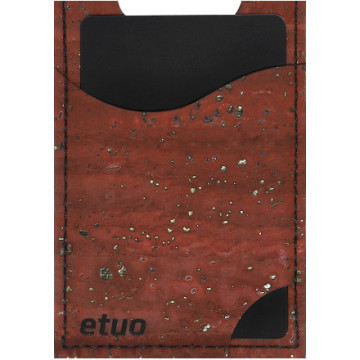 Card case casey Card Holder - cork - rusty brown - pattern 9