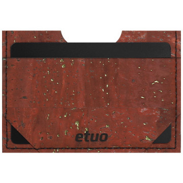 Card case casey Card Holder - cork - rusty brown - pattern 3