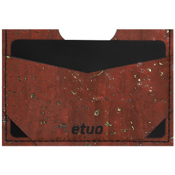 Card case casey Card Holder - cork - rusty brown - pattern 5