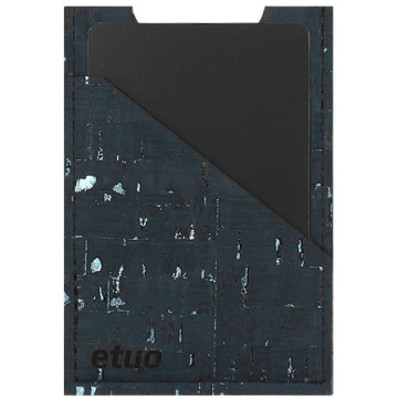 Card case casey Card Holder - cork - navy - pattern 7