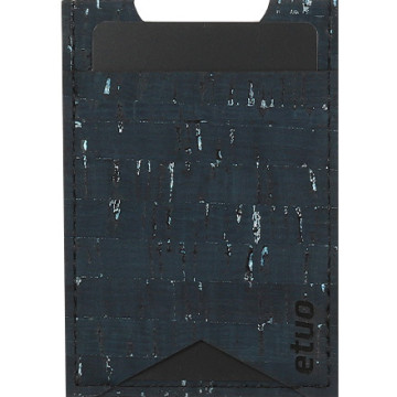 Card case casey Card Holder - cork - navy - pattern 8