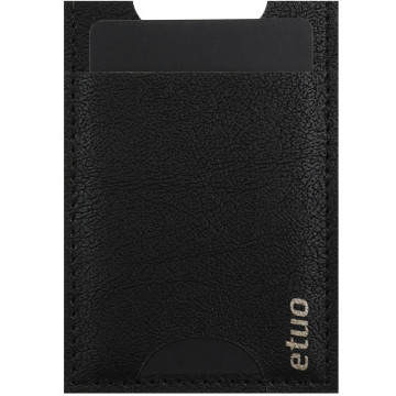 Card case casey Card Holder - artificial leather - black and golden - pattern 6