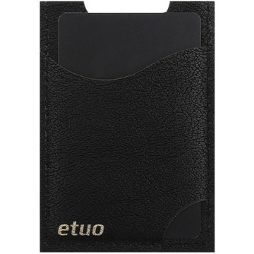 Card case casey Card Holder - artificial leather - black and golden - pattern 9