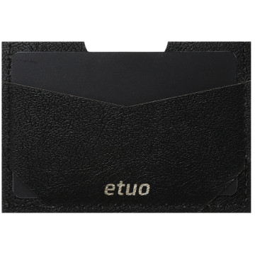 Card case casey Card Holder - artificial leather - black and golden - pattern 5