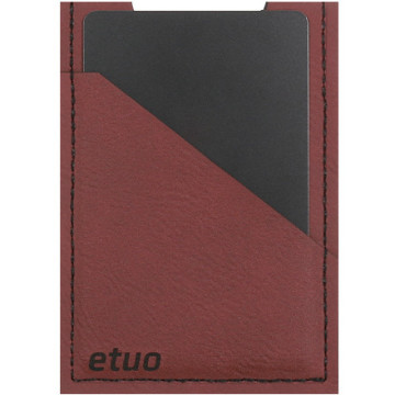 Card case casey Card Holder - artificial leather - claret - pattern 7