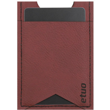 Card case casey Card Holder - artificial leather - claret - pattern 8