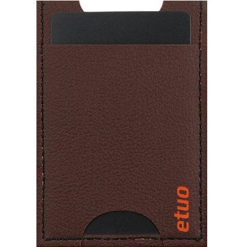 Card case casey Card Holder - artificial leather - brown-orange - pattern 6