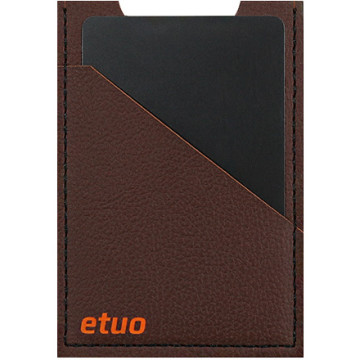 Card case casey Card Holder - artificial leather - brown-orange - pattern 7