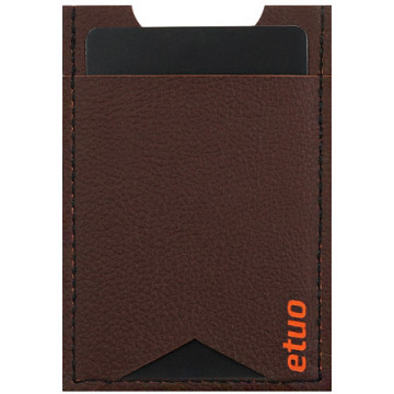 Card case casey Card Holder - artificial leather - brown-orange - pattern 8