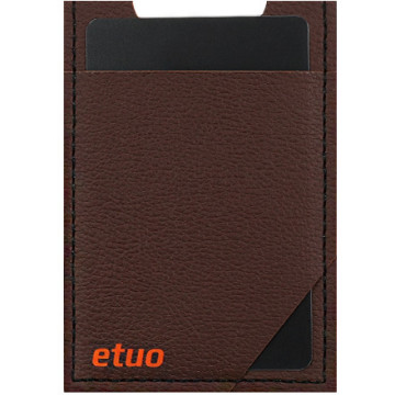 Card case casey Card Holder - artificial leather - brown-orange - pattern 10
