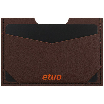 Card case casey Card Holder - artificial leather - brown-orange - pattern 5