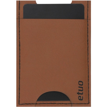 Card case casey Card Holder - artificial leather - cinnamon brown - pattern 6