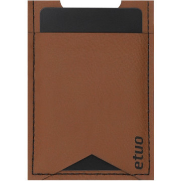Card case casey Card Holder - artificial leather - cinnamon brown - pattern 8