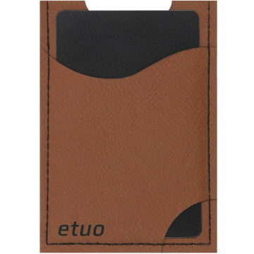 Card case casey Card Holder - artificial leather - cinnamon brown - pattern 9