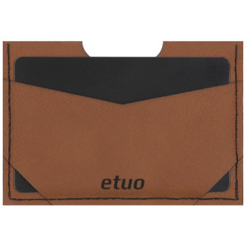 Card case casey Card Holder - artificial leather - cinnamon brown - pattern 5