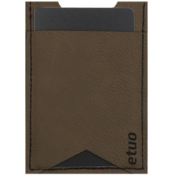 Card case casey Card Holder - artificial leather - dark chocolate - pattern 8