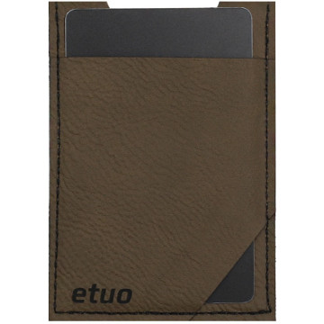 Card case casey Card Holder - artificial leather - dark chocolate - pattern 10