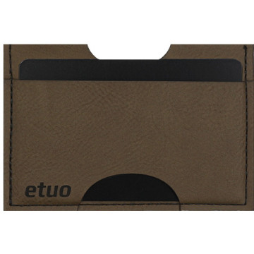Card case casey Card Holder - artificial leather - dark chocolate - pattern 1