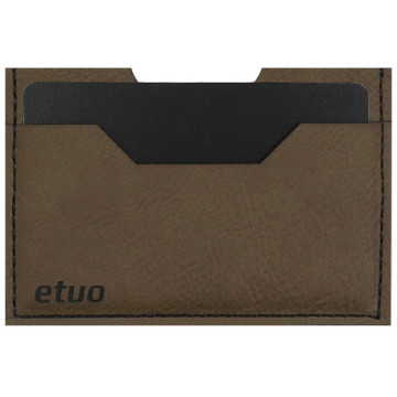 Card case casey Card Holder - artificial leather - dark chocolate - pattern 2