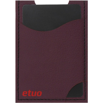 Card case casey Card Holder - artificial leather - berry - pattern 9