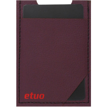 Card case casey Card Holder - artificial leather - berry - pattern 10