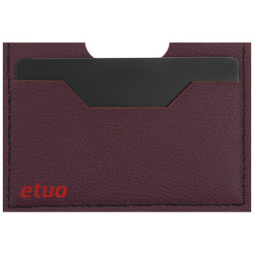 Card case casey Card Holder - artificial leather - berry - pattern 2