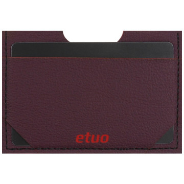 Card case casey Card Holder - artificial leather - berry - pattern 3
