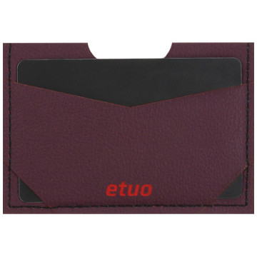 Card case casey Card Holder - artificial leather - berry - pattern 5