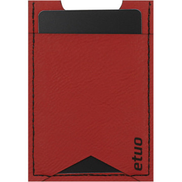 Card case casey Card Holder - artificial leather - red - pattern 8