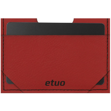Card case casey Card Holder - artificial leather - red - pattern 3