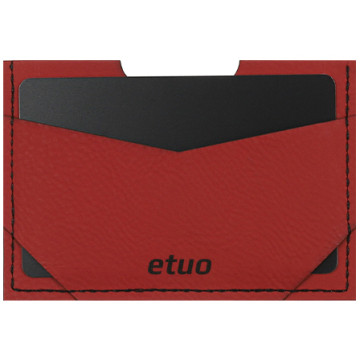 Card case casey Card Holder - artificial leather - red - pattern 5