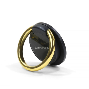 Mercury Ring finger holder - black and gold