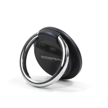 Mercury Ring finger holder - black and silver