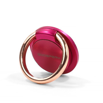A finger grip on Mercury Ring - Hot Pink