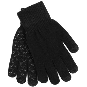 Triangle touchscreen gloves size L - black