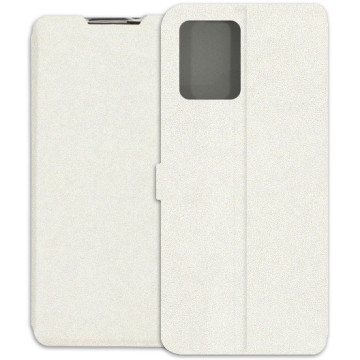 Realme 8i Case - Wallet Book - white
