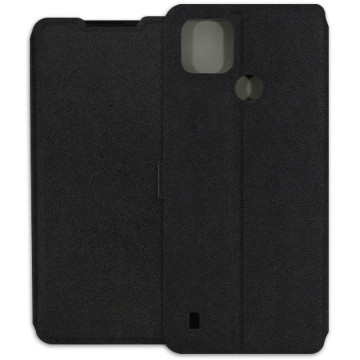 Realme C21Y Case - Soft Wallet Book - black