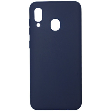 Samsung Galaxy A20 Case - Soft Flex - navy blue